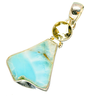 Larimar Pendants handcrafted by Ana Silver Co - PD6426