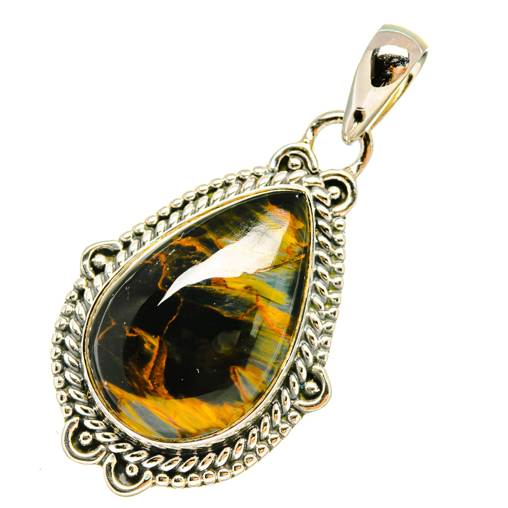 Pietersite Pendants handcrafted by Ana Silver Co - PD6433