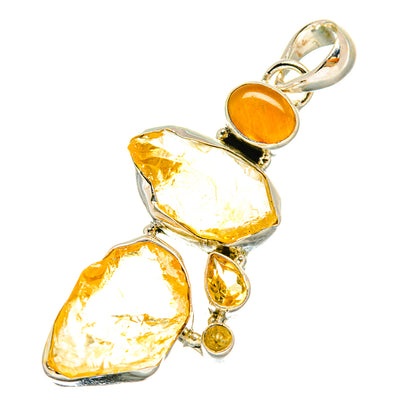 Citrine Pendants handcrafted by Ana Silver Co - PD6439