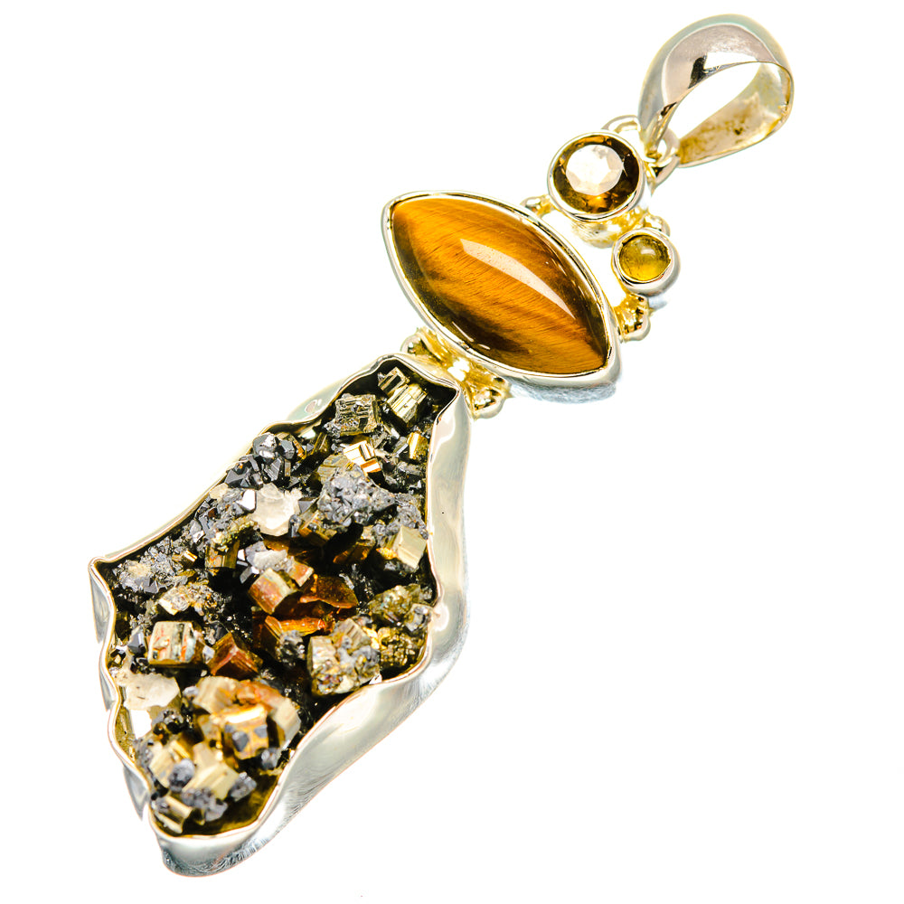 Bismuth Crystal Pendants handcrafted by Ana Silver Co - PD6456