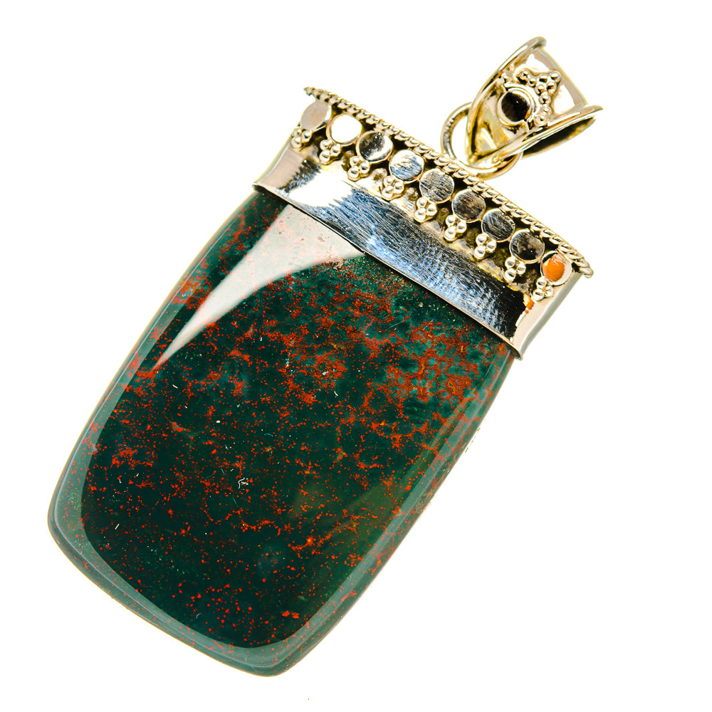Bloodstone Pendants handcrafted by Ana Silver Co - PD6458