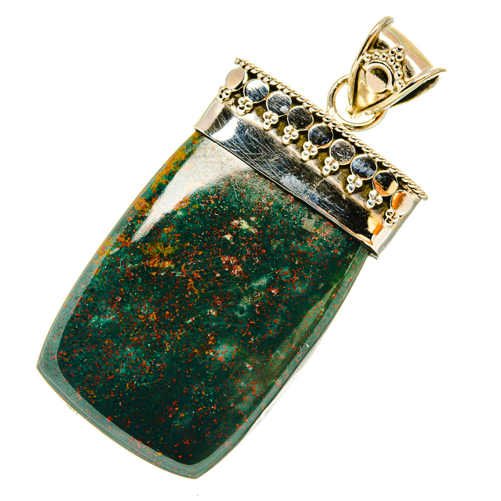 Bloodstone Pendants handcrafted by Ana Silver Co - PD6459