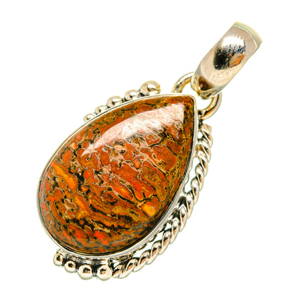 Dinosaur Bone Pendants handcrafted by Ana Silver Co - PD6474