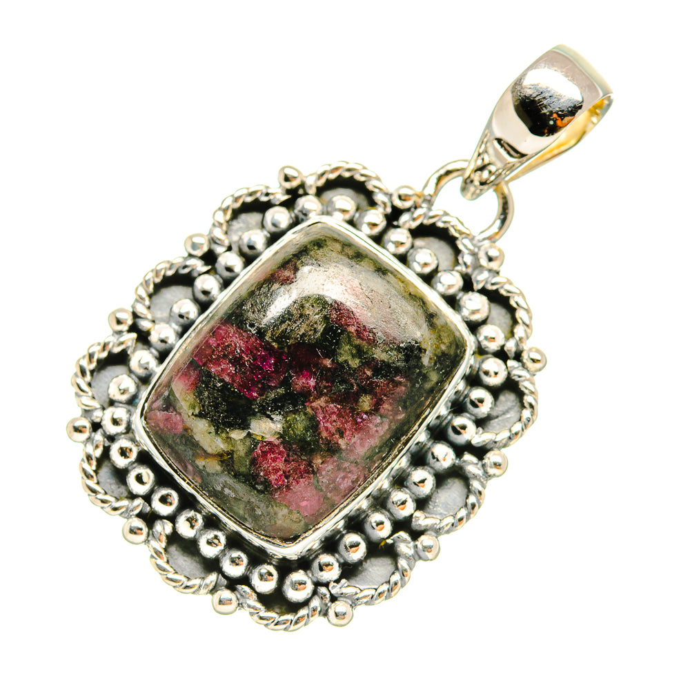 Russian Eudialyte Pendants handcrafted by Ana Silver Co - PD6494