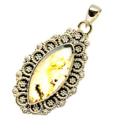 Montana Agate Pendants handcrafted by Ana Silver Co - PD6495