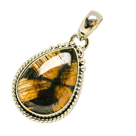 Chiastolite Pendants handcrafted by Ana Silver Co - PD6499