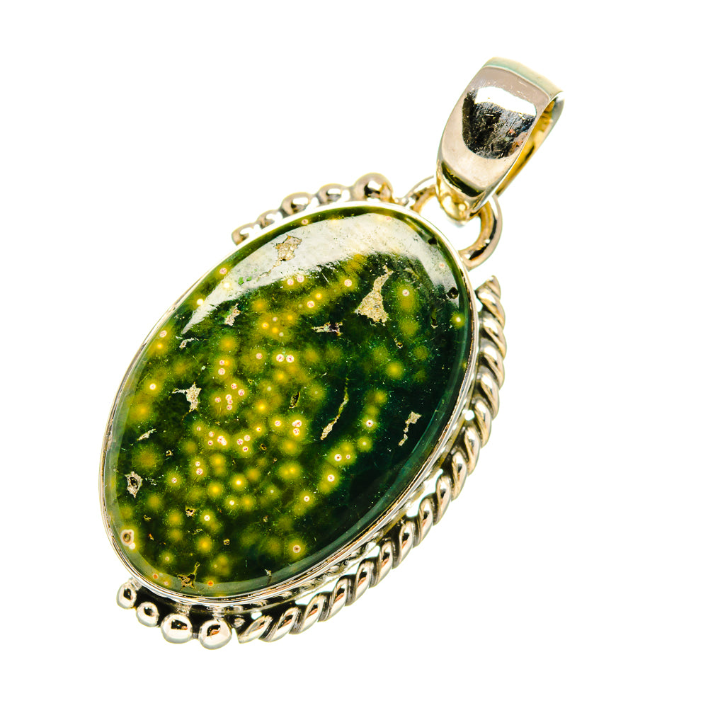 Ocean Jasper Pendants handcrafted by Ana Silver Co - PD6509