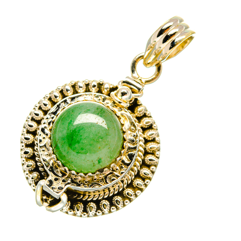Green Aventurine Pendants handcrafted by Ana Silver Co - PD6511