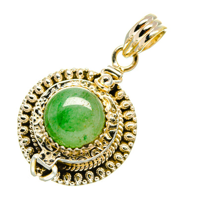 Green Aventurine Pendants handcrafted by Ana Silver Co - PD6511