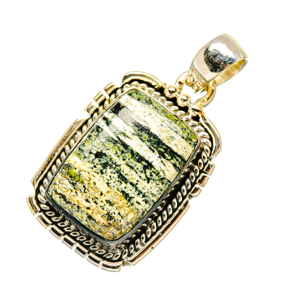 Lizard Jasper Pendants handcrafted by Ana Silver Co - PD6515 - Photo 2