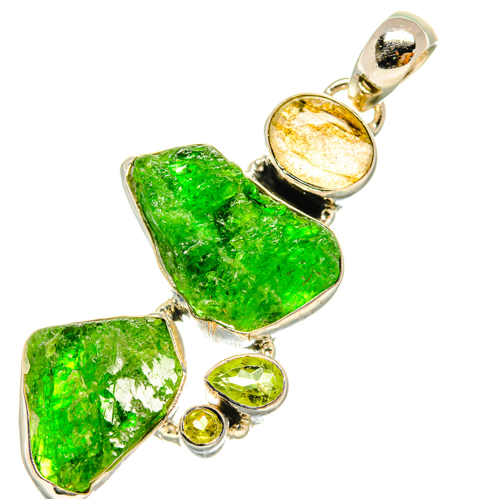 Chrome Diopside Pendants handcrafted by Ana Silver Co - PD6517