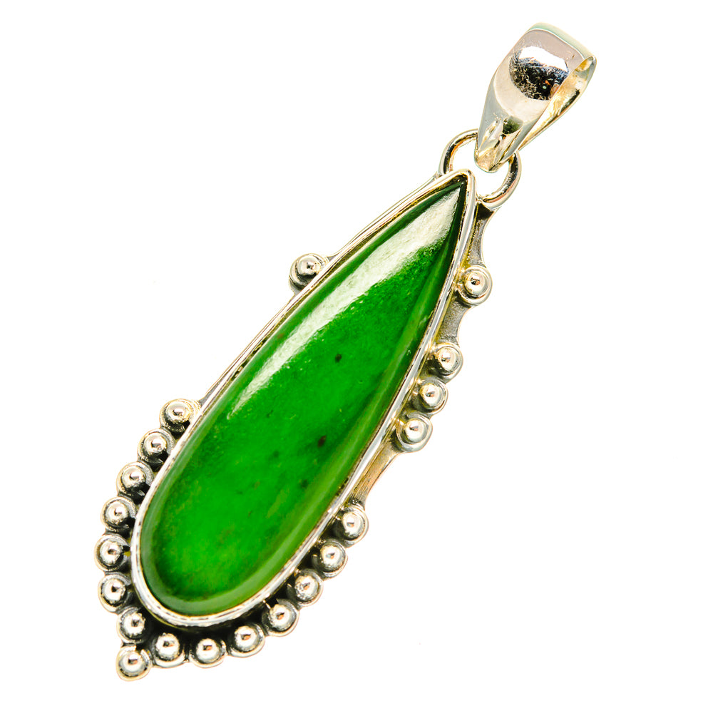 Nephirite Jade Pendants handcrafted by Ana Silver Co - PD6519