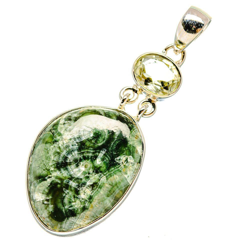 Ocean Jasper Pendants handcrafted by Ana Silver Co - PD6521