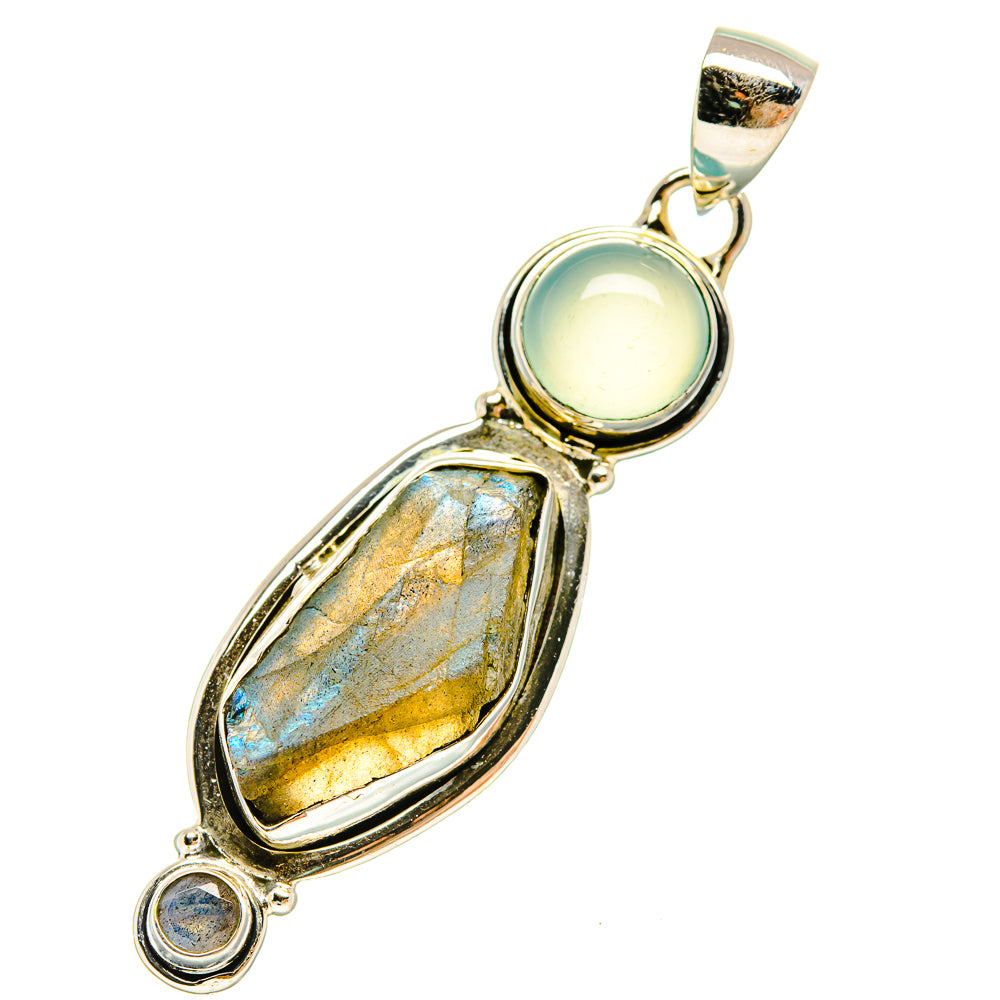 Labradorite Pendants handcrafted by Ana Silver Co - PD6523