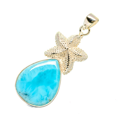 Larimar Pendants handcrafted by Ana Silver Co - PD6534