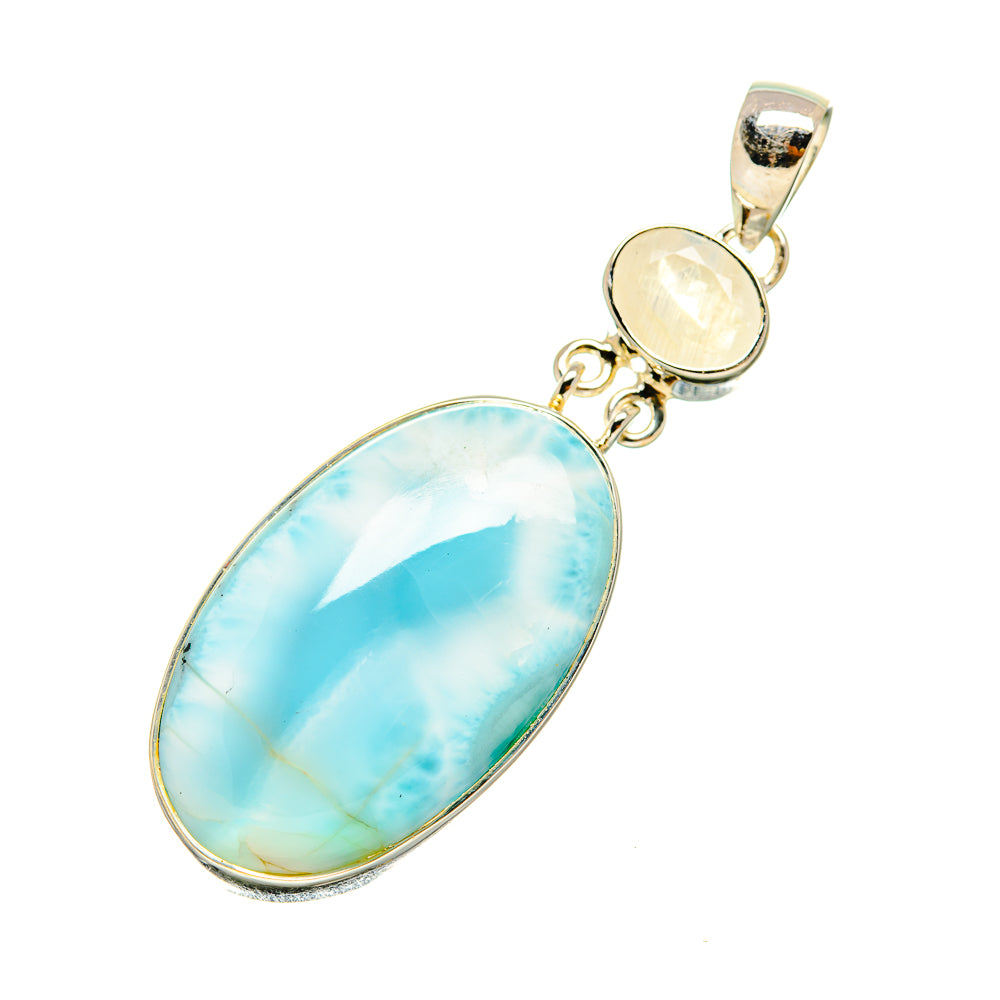 Larimar Pendants handcrafted by Ana Silver Co - PD6537
