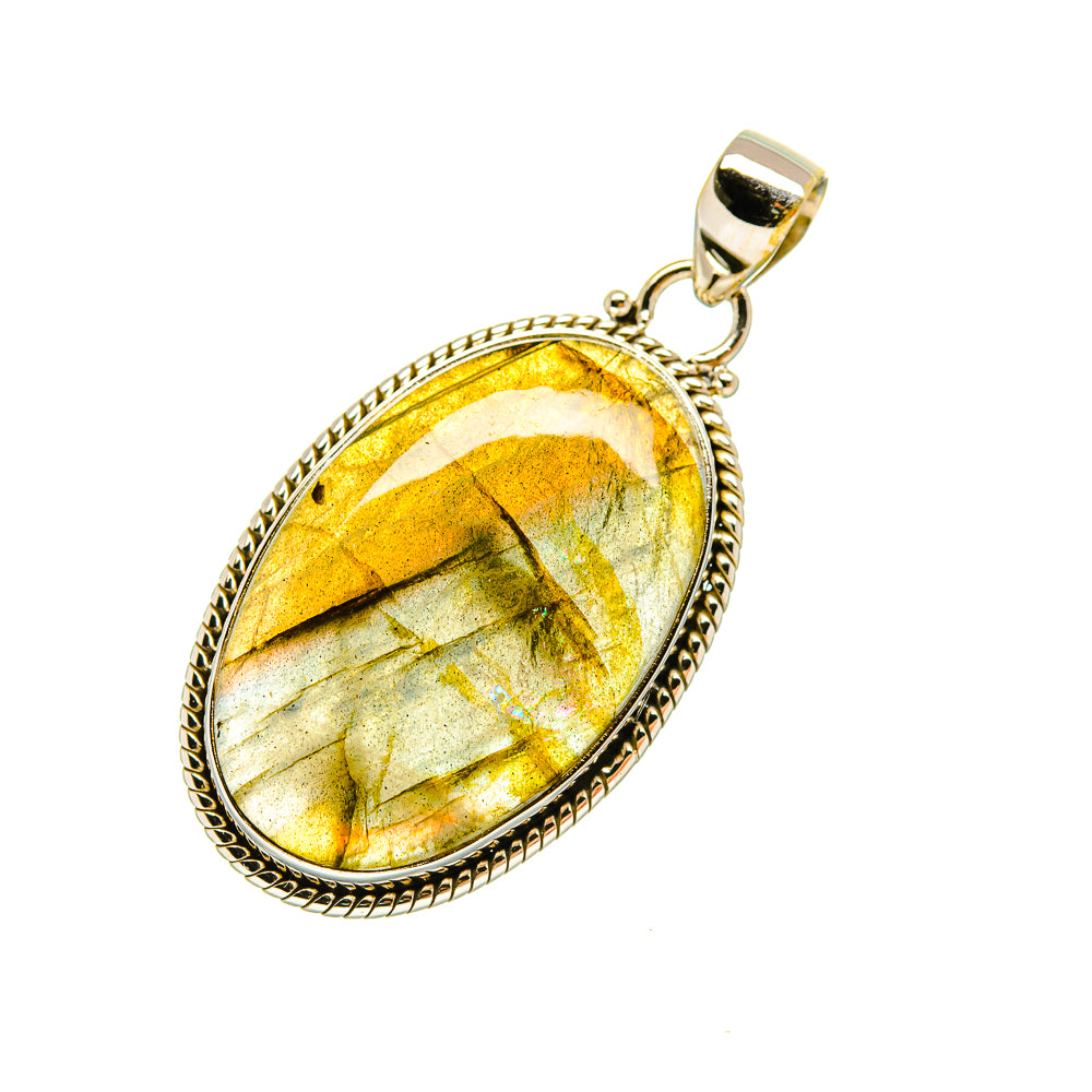 Labradorite Pendants handcrafted by Ana Silver Co - PD6549
