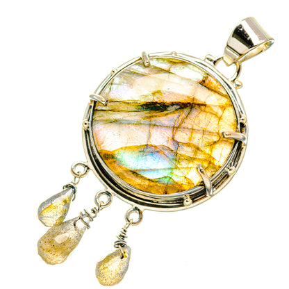 Labradorite Pendants handcrafted by Ana Silver Co - PD6557