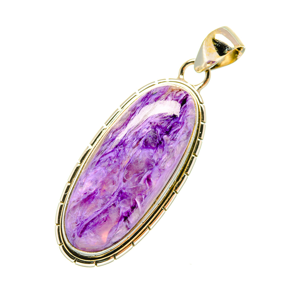 Charoite Pendants handcrafted by Ana Silver Co - PD6577