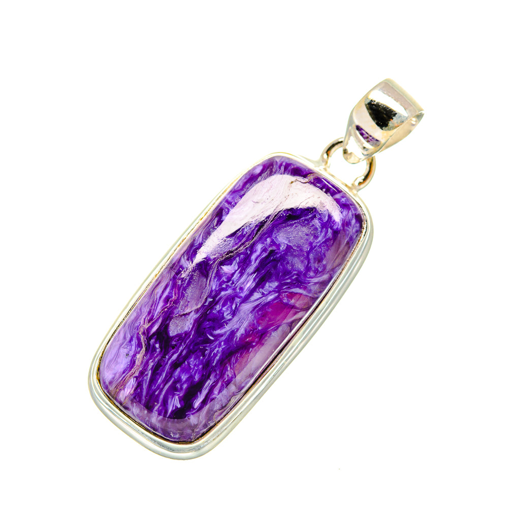 Charoite Pendants handcrafted by Ana Silver Co - PD6578