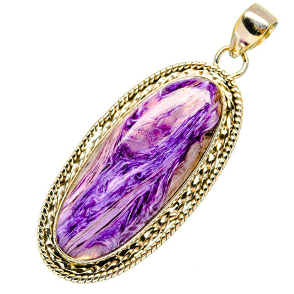 Charoite Pendants handcrafted by Ana Silver Co - PD6580