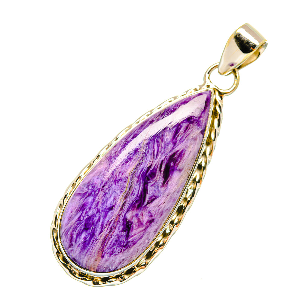 Charoite Pendants handcrafted by Ana Silver Co - PD6581