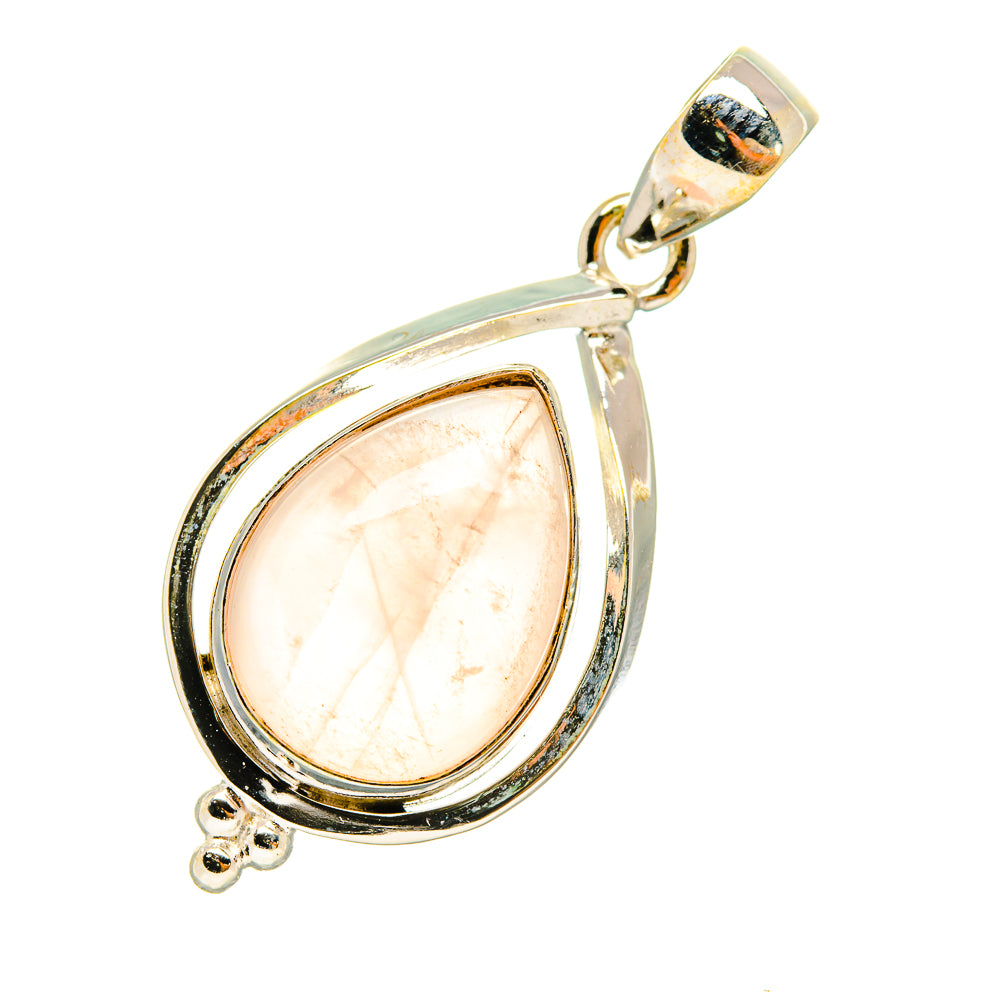 Rose Quartz Pendants handcrafted by Ana Silver Co - PD6602