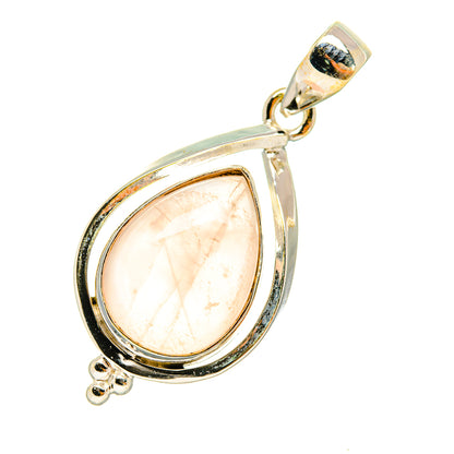 Rose Quartz Pendants handcrafted by Ana Silver Co - PD6602