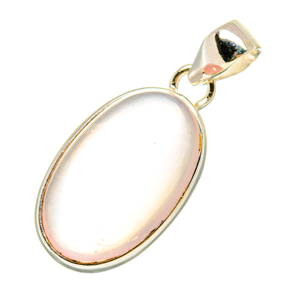 Rose Quartz Pendants handcrafted by Ana Silver Co - PD6603