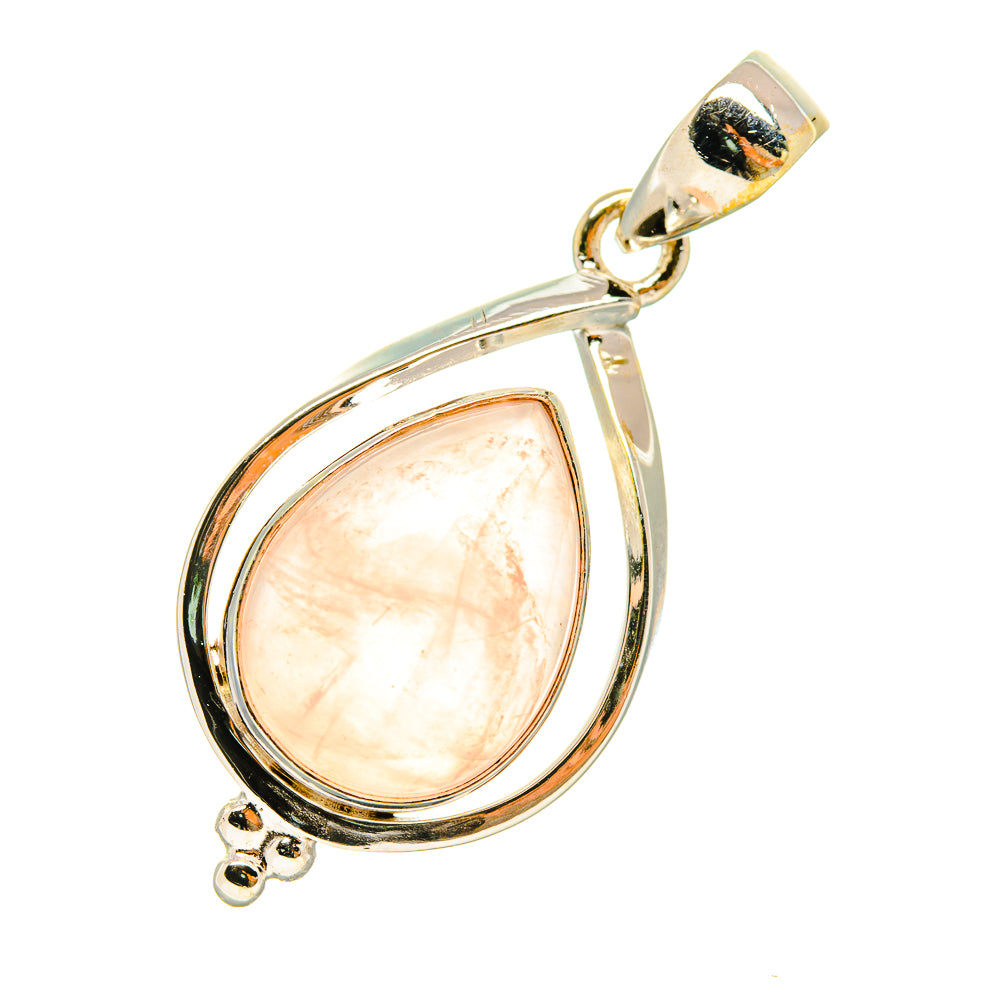 Rose Quartz Pendants handcrafted by Ana Silver Co - PD6604