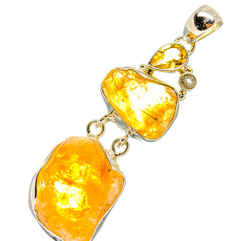 Citrine Pendants handcrafted by Ana Silver Co - PD6626