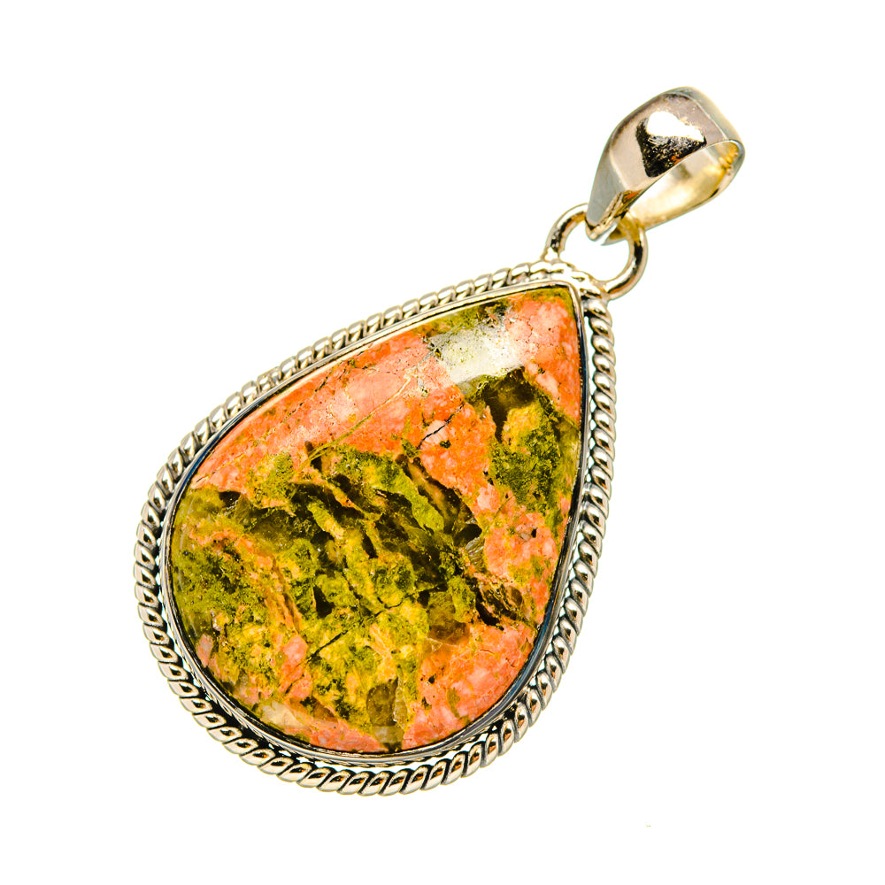 Unakite Pendants handcrafted by Ana Silver Co - PD6627