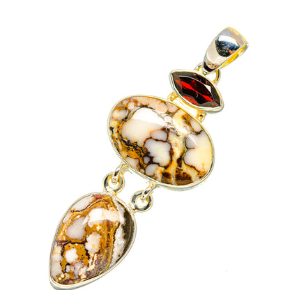 Peanut Wood Jasper Pendants handcrafted by Ana Silver Co - PD6629