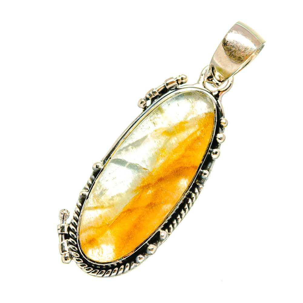 Peruvian Opal Pendants handcrafted by Ana Silver Co - PD6637