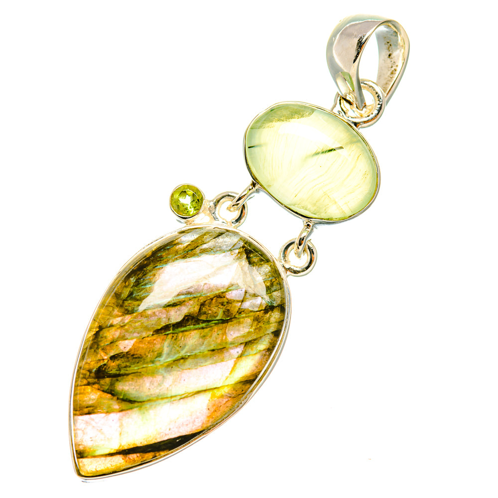 Labradorite Pendants handcrafted by Ana Silver Co - PD6644