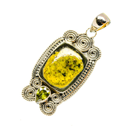 Bumble Bee Jasper Pendants handcrafted by Ana Silver Co - PD6650