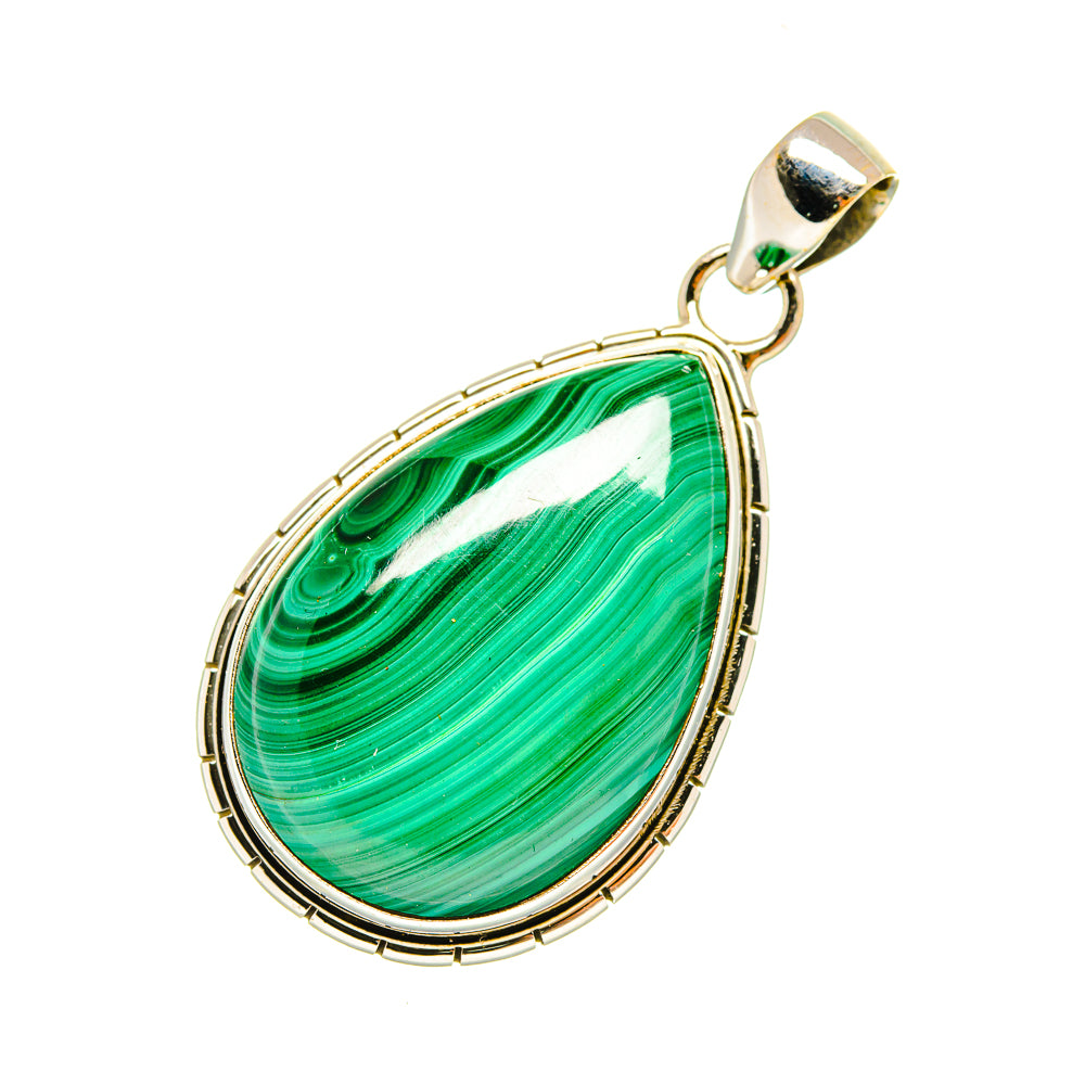 Malachite Pendants handcrafted by Ana Silver Co - PD6655