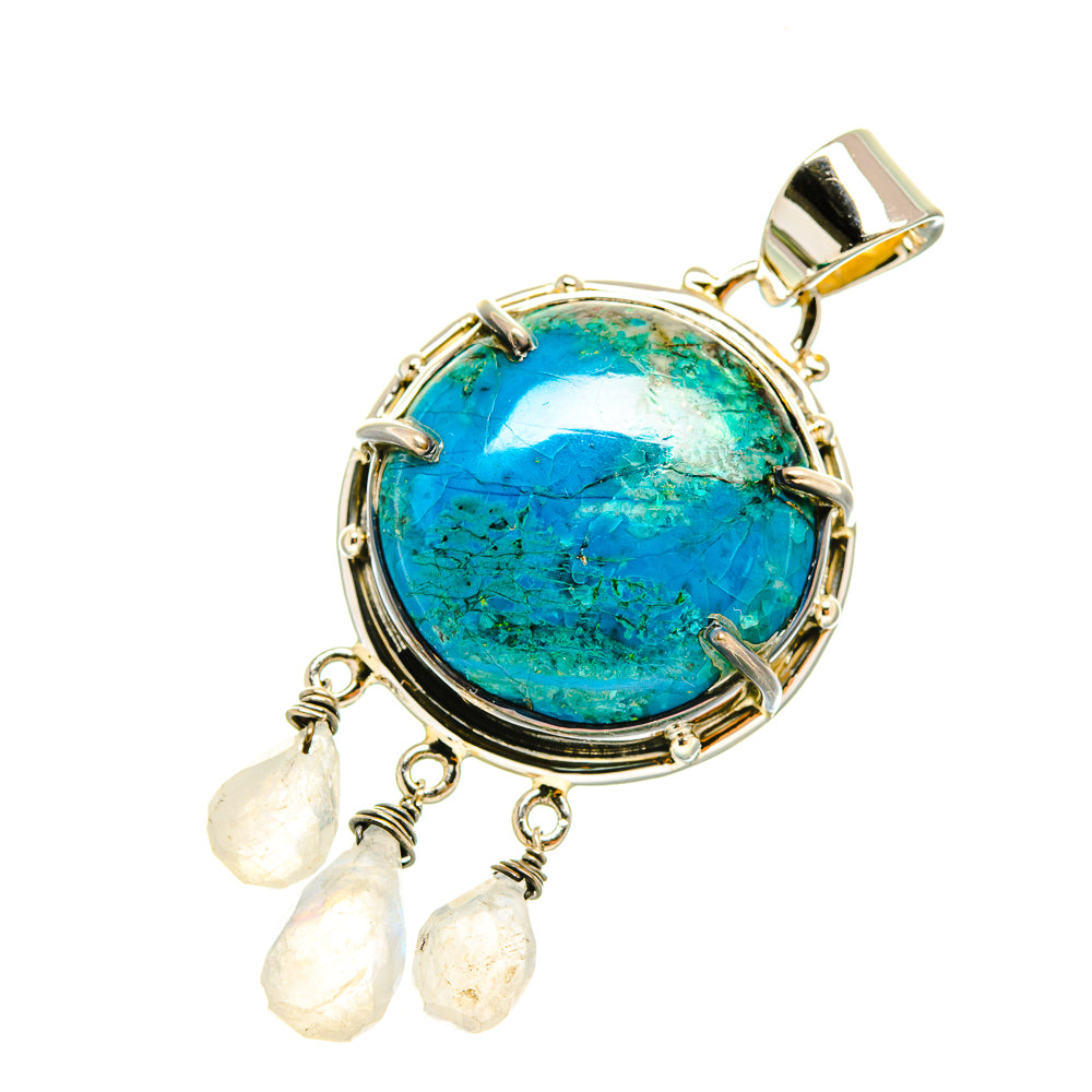 Chrysocolla Pendants handcrafted by Ana Silver Co - PD6660