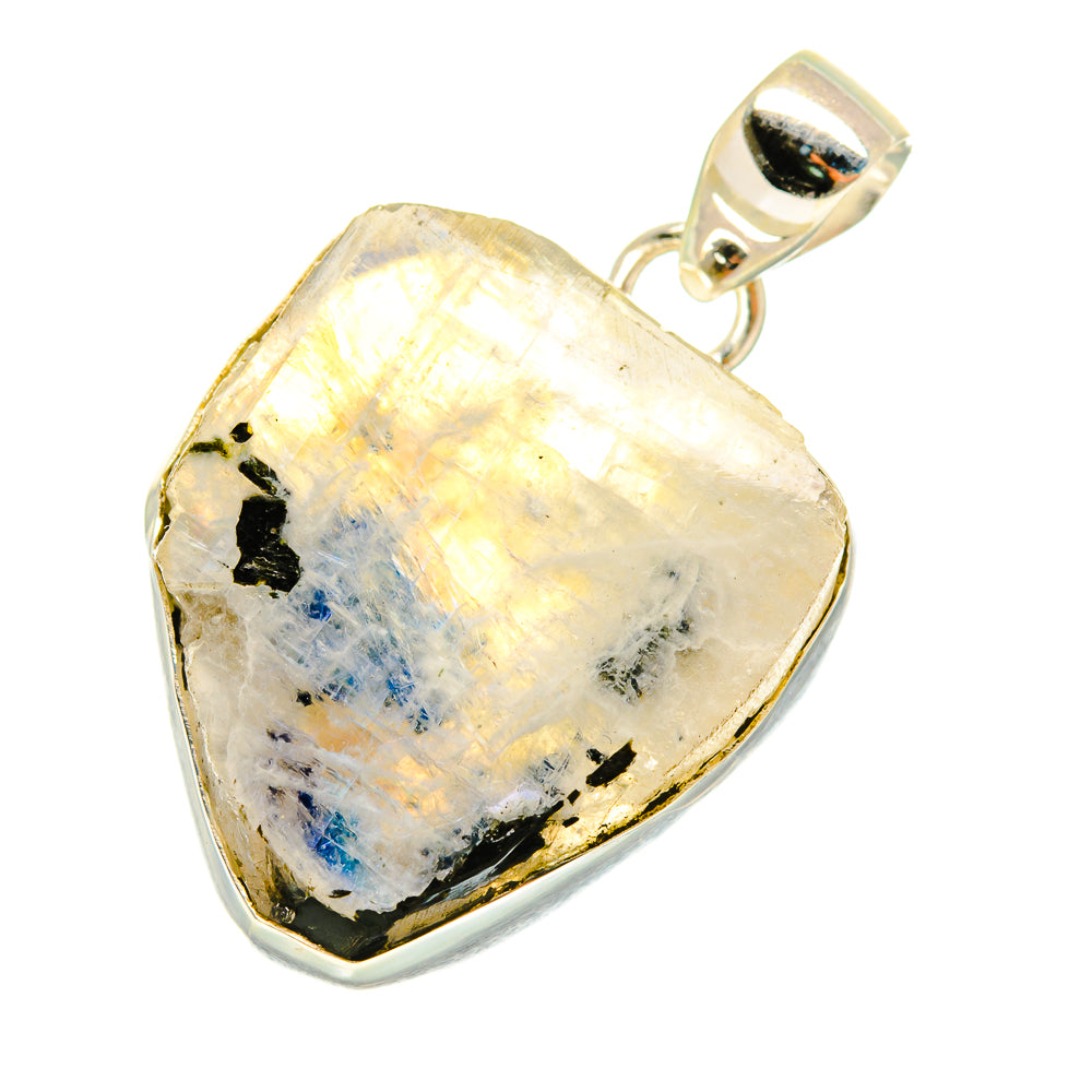Rainbow Moonstone Pendants handcrafted by Ana Silver Co - PD6665