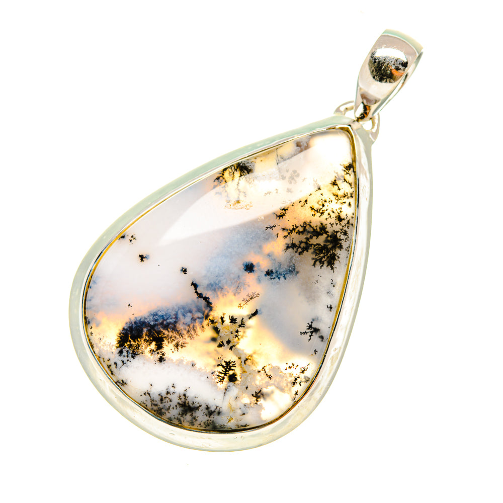 Dendritic Opal Pendants handcrafted by Ana Silver Co - PD6668