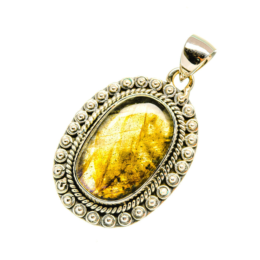 Labradorite Pendants handcrafted by Ana Silver Co - PD6670 - Photo 2