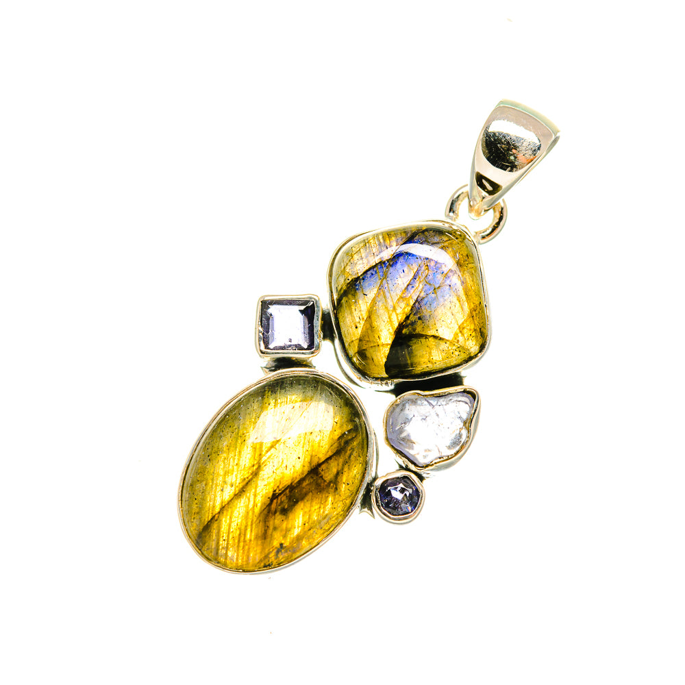 Labradorite Pendants handcrafted by Ana Silver Co - PD6687