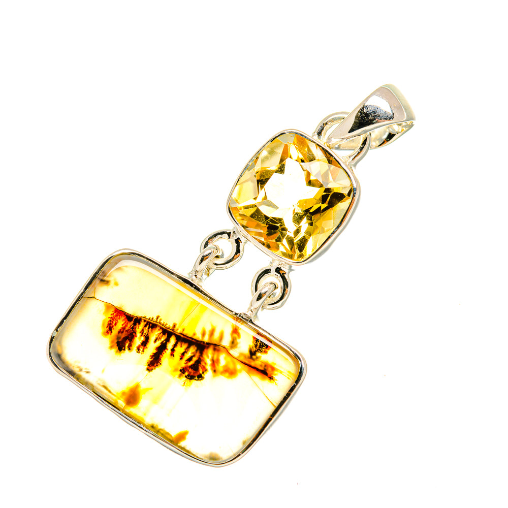 Scenic Dendritic Agate Pendants handcrafted by Ana Silver Co - PD6690