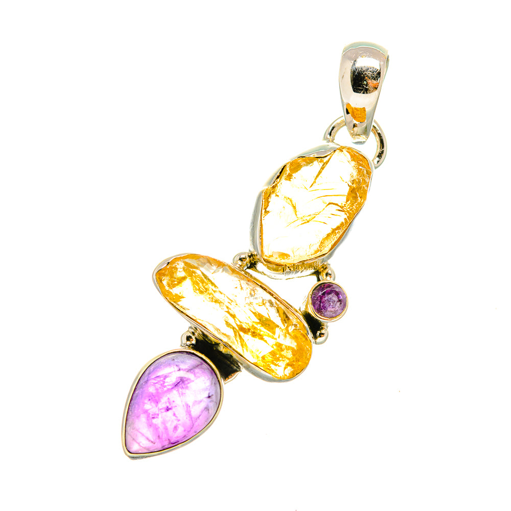 Citrine Pendants handcrafted by Ana Silver Co - PD6698
