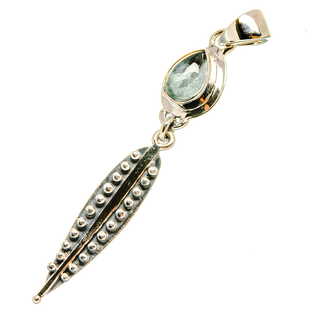Aquamarine Pendants handcrafted by Ana Silver Co - PD6716