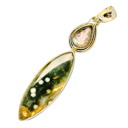 Ocean Jasper Pendants handcrafted by Ana Silver Co - PD6718