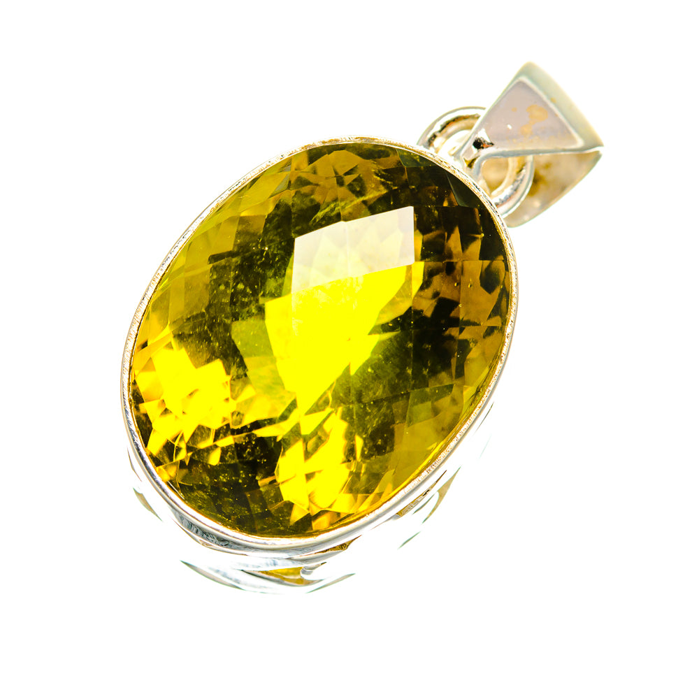 Olive Quartz Pendants handcrafted by Ana Silver Co - PD6725