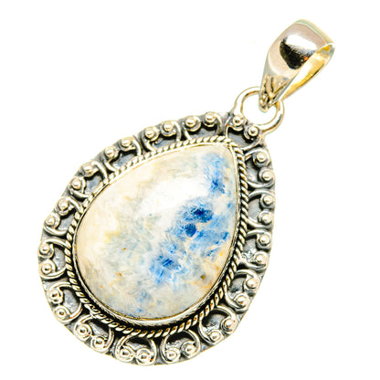 Blue Scheelite Pendants handcrafted by Ana Silver Co - PD6742