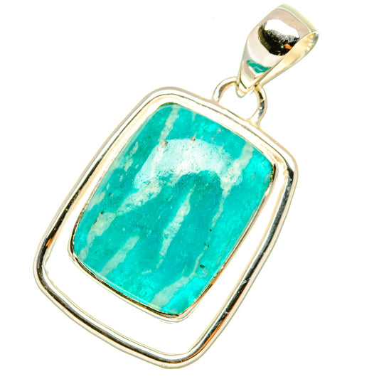 Amazonite Pendants handcrafted by Ana Silver Co - PD6744