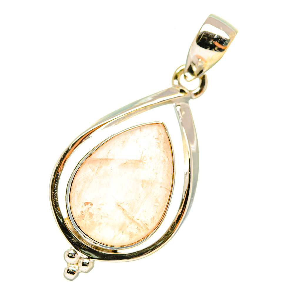 Rose Quartz Pendants handcrafted by Ana Silver Co - PD6753